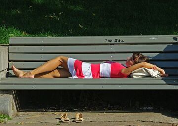 Tymczasem na ławce w parku