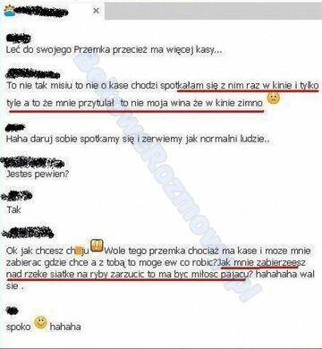 Rozmowa z chłopakiem (zerwanie na gadu gadu)