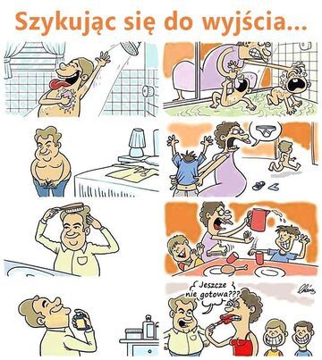 Szykując się do wyjścia...