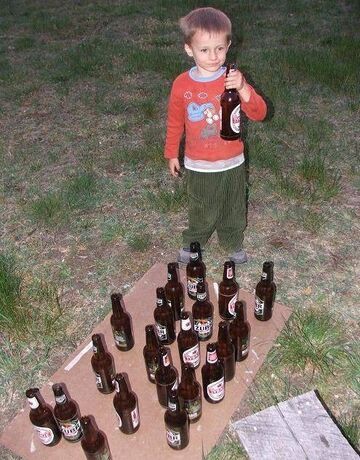 mały nie rób tego!