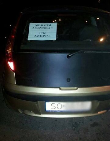 NIE JESTEM Z SOSNOWCA!!! TO AUTO ZASTĘPCZE