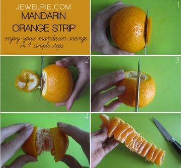 Jak szybko obrać mandarynkę?