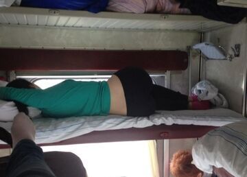 Wagon sypialny w pociągu