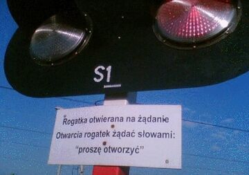 Rogatka otwierana na żądanie