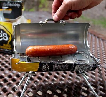 Mini grill z puszki