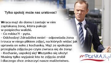 "Tylko spokój może nas uratować!"