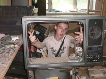 Sweet focia w telewizorze