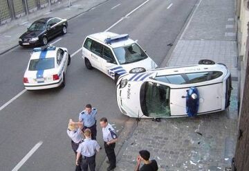 Wypadek Policji