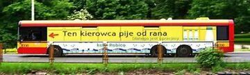 Ten kierowca pije od rana