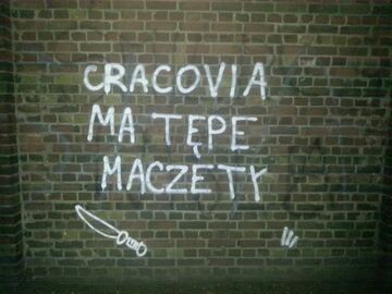 "CRACOVIA MA TĘPE MACZETY"
