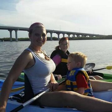 Na kajakach z małym...