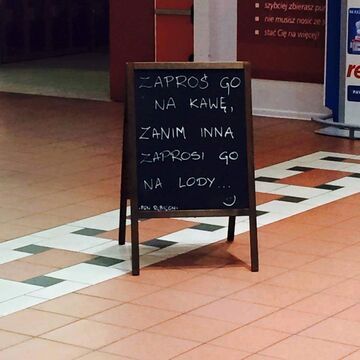 ZAPROŚ GO NA KAWA, ZANIM INNA ZAPROSI GO NA LODY