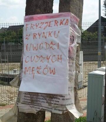 Fryzjerka z rynku