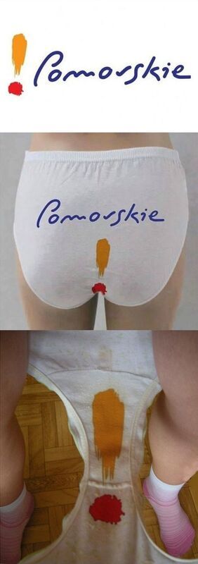 Kpina z logo "Pomorskie"