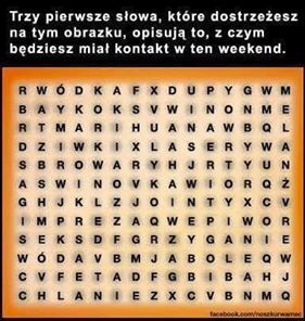 Co będziesz robić w weekend?