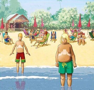 Po dniu spędzonym na plaży