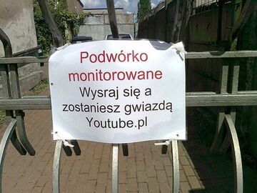Podwórko monitorowane