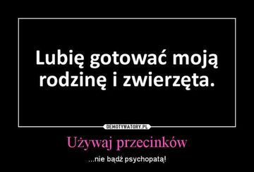Używaj przecinków :)