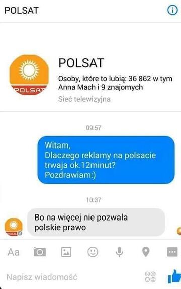 Dlaczego reklamy na polsacie trwają ok. 12 minut?