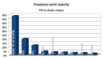Prawdziwe wyniki wyborów parlamentarnych 2015