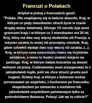 Francuzi o Polakach