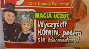 Wyczyścił komin, potem się oświadczył
