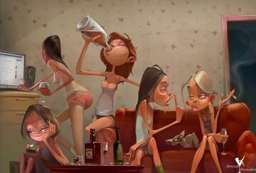 Typowo babski wieczór