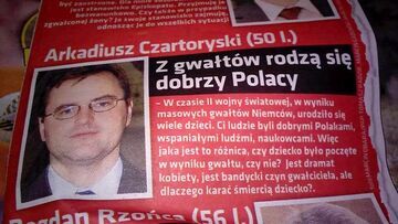 Z gwałtów rodzą się dobrzy Polacy