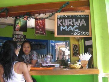 Najlepszy drink "Kurwa mać" - Tajlandia