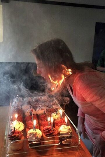 Halo halo! Włosy Ci się palą!