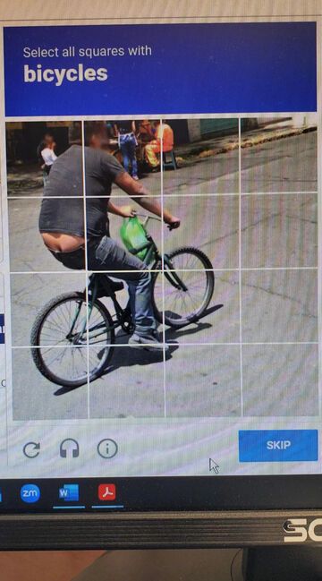 CAPTCHA - Zaznacz rower
