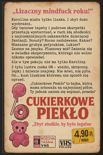 🎀 Cukierkowe Piekło  📼 WideoKult • VHS Polska 1994 • Kolor • 62 min • UNRATED