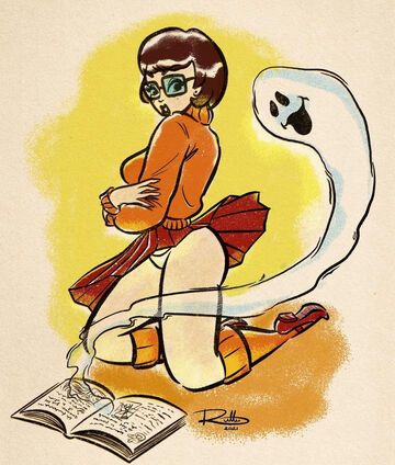 Ach duszku, cóżże ty wyczyniasz z moją spódniczką...?