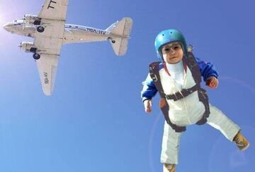 mały spadochroniarz