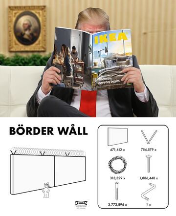"Mur": IKEA oferuje Trumpowi niedrogie rozwiązanie