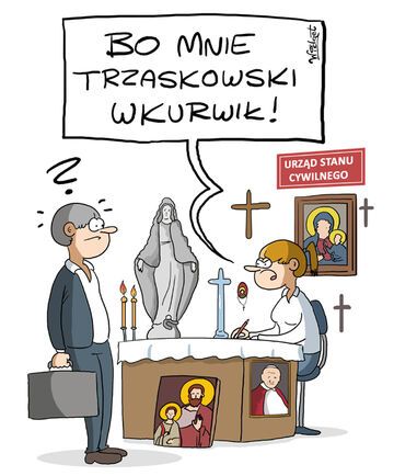 Traskowski - krzyże w urzędach
