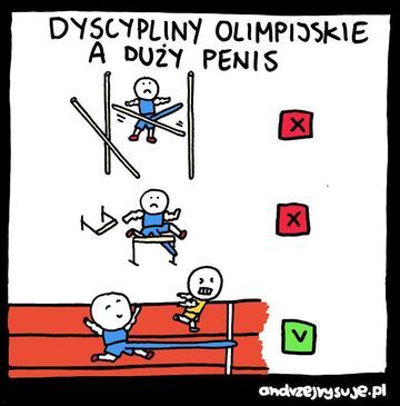 Dyscypliny olimpijskie a duży penis