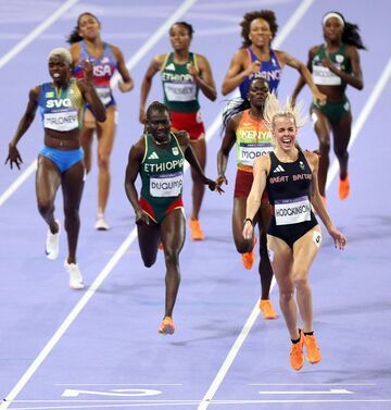 Brytyjka Keely Hodgkinson wygrała złoto w biegu na 800m