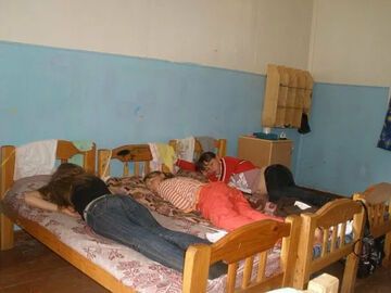 Zmęczone dziewczynki