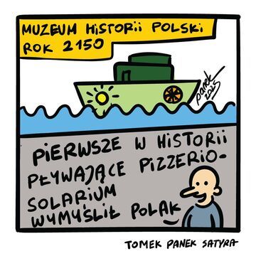 Pływające pizzerio-solarium