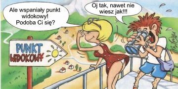 Punkt widokowy w górach
