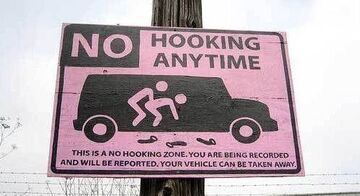No hooking anytime