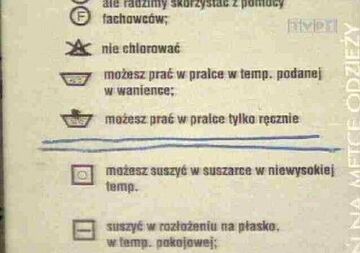 Możesz prać w pralce