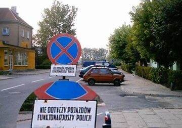 Nie dotyczy pojazdów Policji!