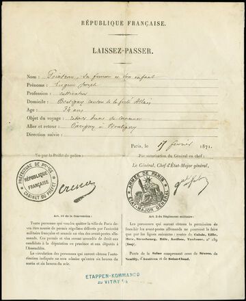 Vive la F...- cz.8  Le laisser-passer.