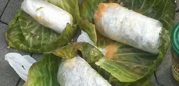 Wałówka od mamy? Ukrył narkotyki w gołąbkach