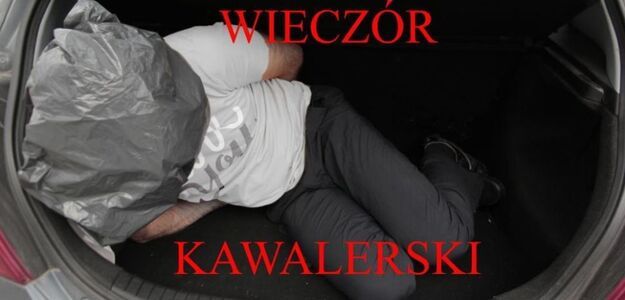 "Na żarty" porwali pana młodego. Dostali mandat za przewożenie go w bagażniku