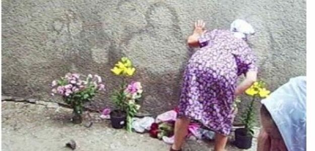 Ukraina: "Jezus" na ścianie fabryki