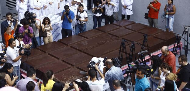 Największa tabliczka czekolady na świecie