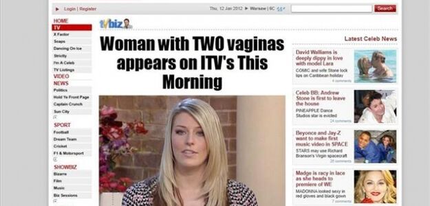 "Mam dwie waginy" - twierdzi ta kobieta!